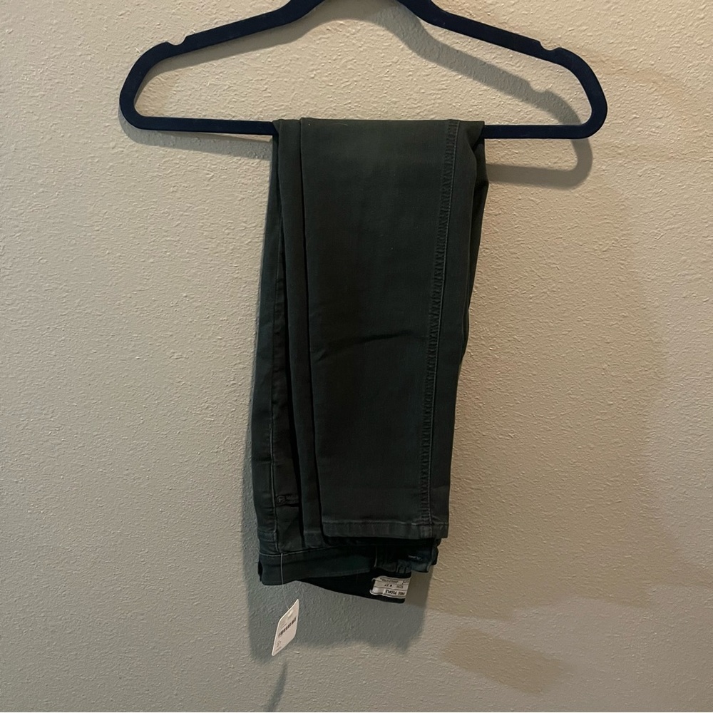 Free People Dark Green Skinny Pants - Picture 2 of 8